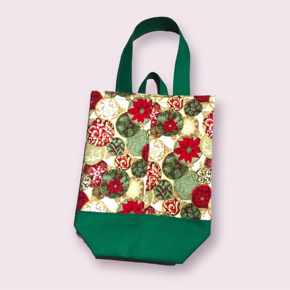 Reusable Shopper Tote bag, shopping bag Organizer, Foldable Cotton Fabric bag - Picture 5 of 9
